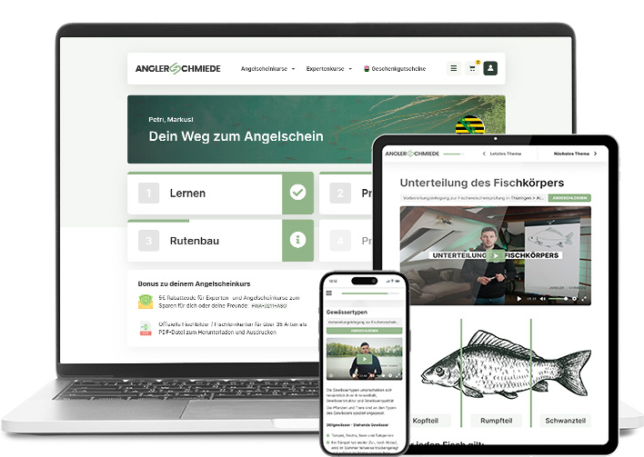 Angelschein Sachsen Onlinekurs - Angelschein in Sachsen online machen