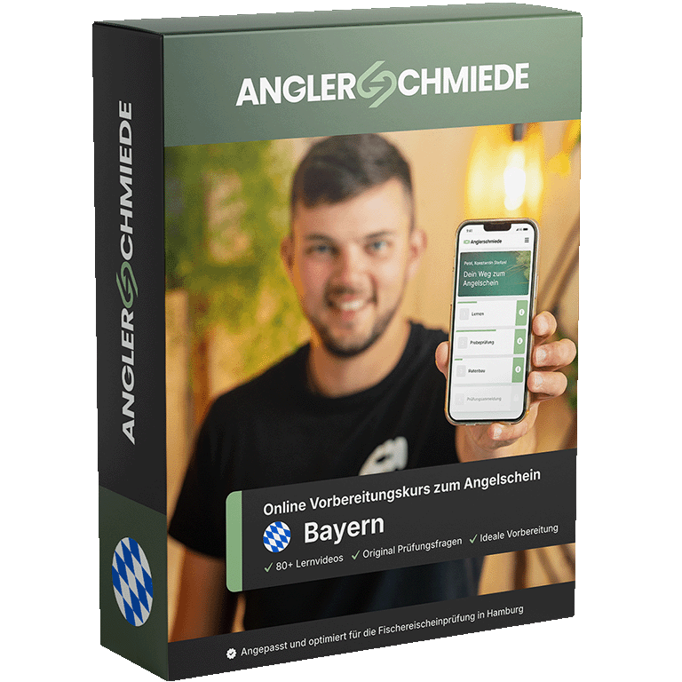 Anglerschmiede Angelscheinkurs Bayern Produktbox Transparent