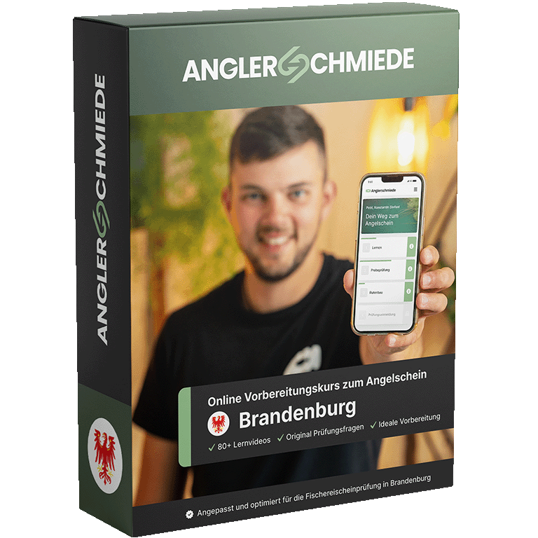 Anglerschmiede Angelscheinkurs Brandenburg Produktbox Transparent