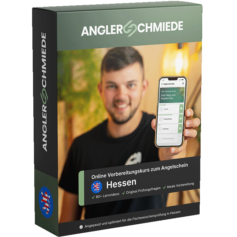 Anglerschmiede Angelscheinkurs Hessen Produktbox Transparent
