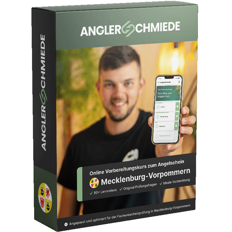 Anglerschmiede Angelscheinkurs Mecklenburg-Vorpommern Produktbox Transparent