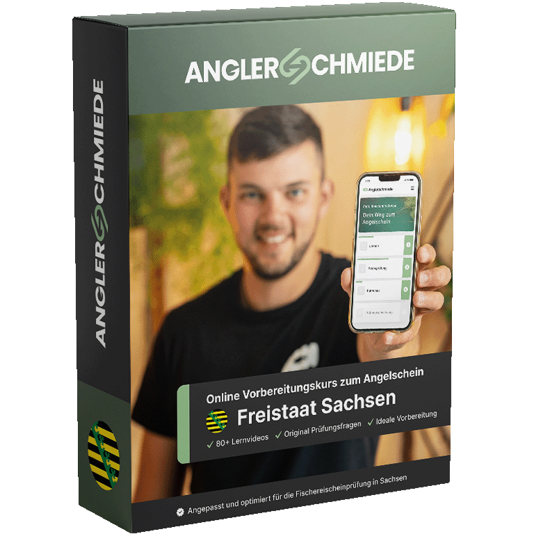Anglerschmiede Angelscheinkurs Sachsen Produktbox Transparent