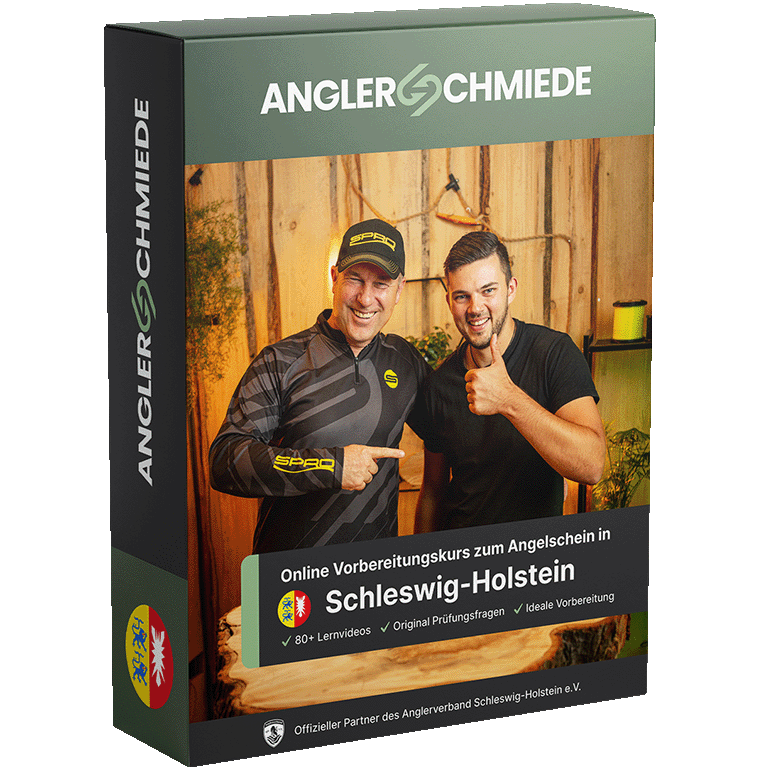 Anglerschmiede Angelscheinkurs Schleswig-Holstein Produktbox Transparent